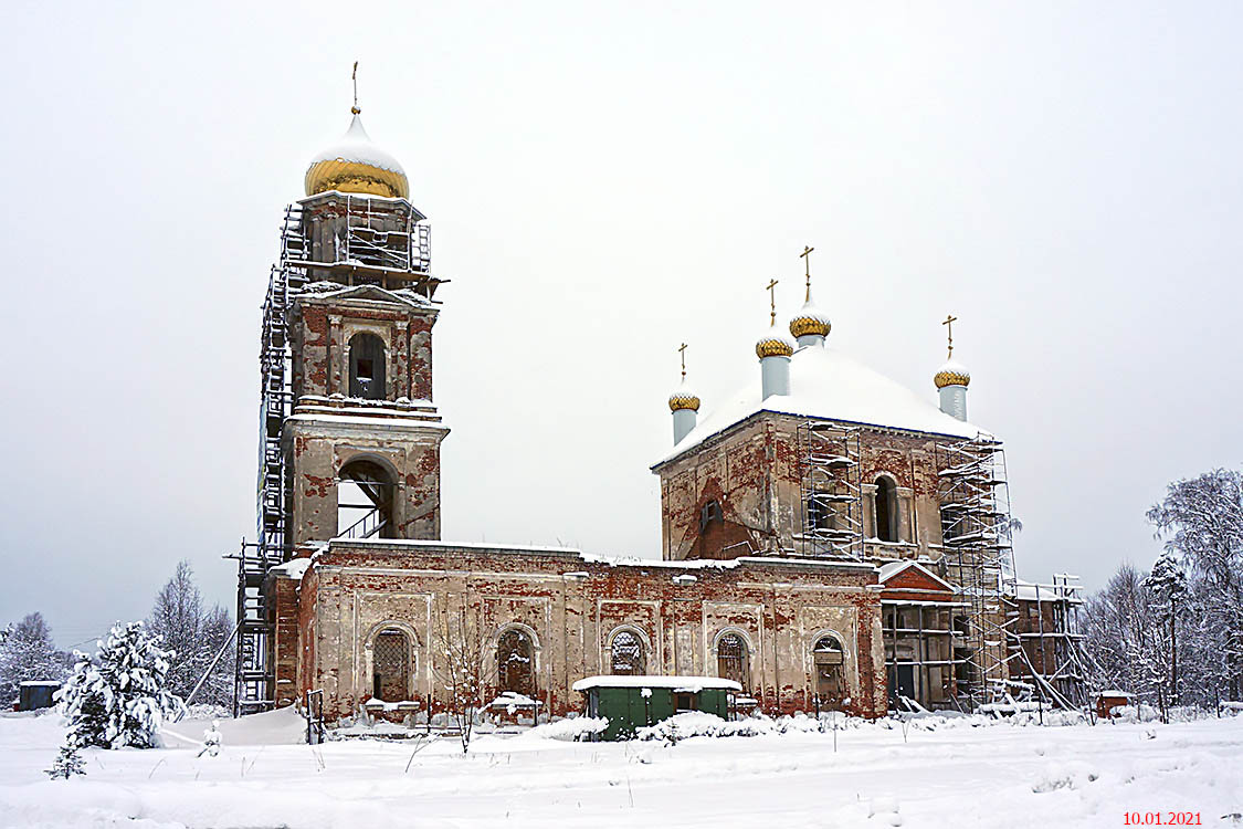 Церковь Рождества Христова, Рождествено (Калининский район, Тверская область). документальные фотографии