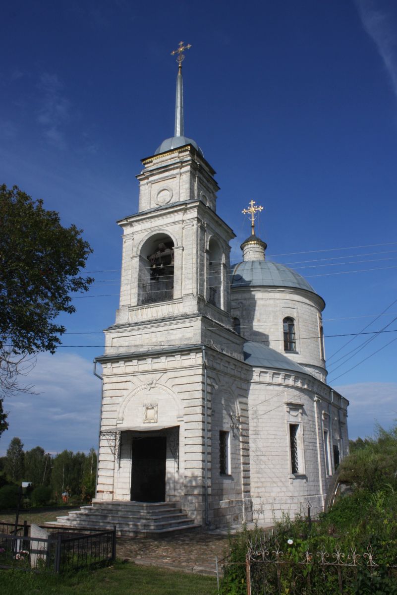 Ушаковские Горки. Церковь Николая Чудотворца. фасады