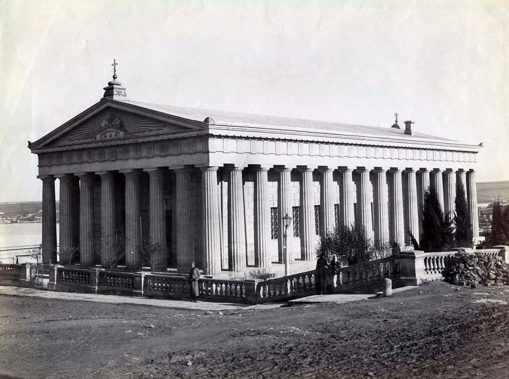 Севастополь. Церковь Петра и Павла. архивная фотография, фотоснимок с дореволюционной карточки