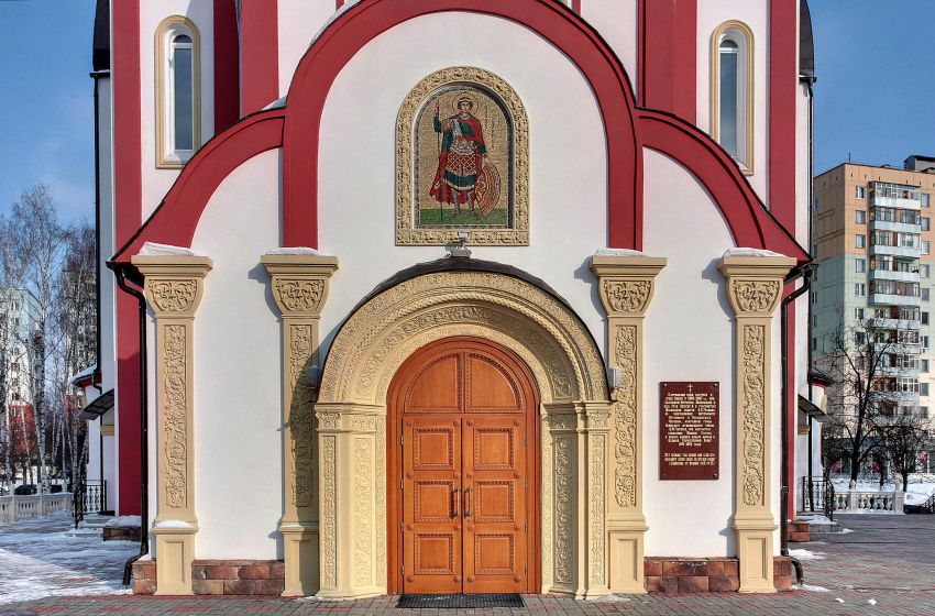 Видное. Церковь Георгия Победоносца. архитектурные детали