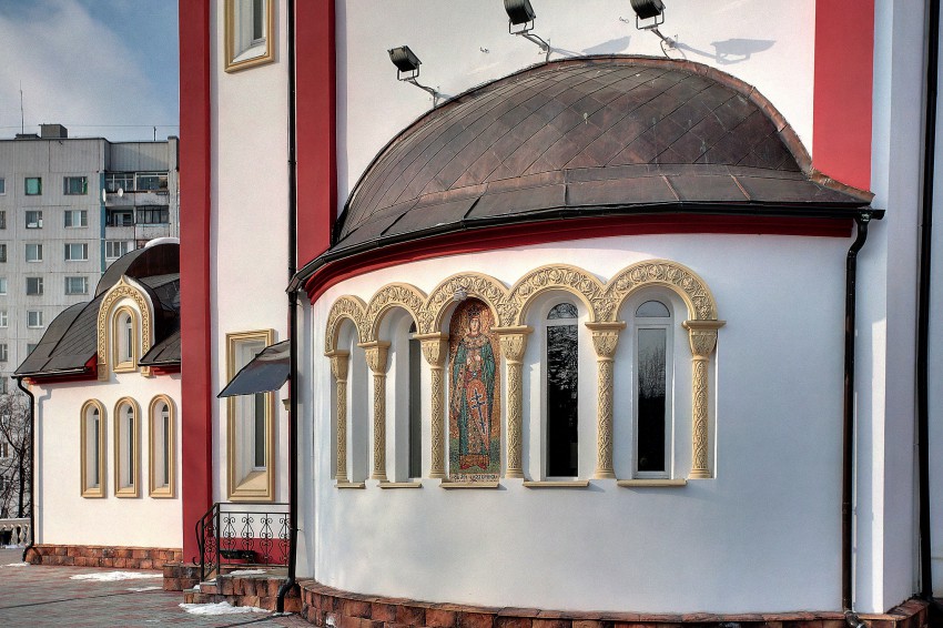 Видное. Церковь Георгия Победоносца. архитектурные детали
