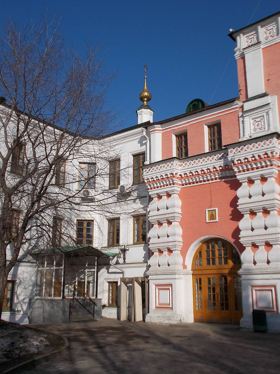 фасады. Данилов мужской монастырь.Церковь Серафима Саровского, Даниловский (Южный административный округ (ЮАО), г. Москва)