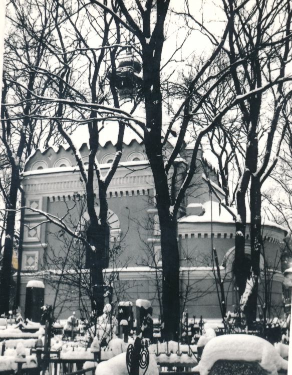 Церковь Николая Чудотворца над могилой Н.И. Гребневского (на Даниловском кладбище), Донской (Южный административный округ (ЮАО), г. Москва). фасады