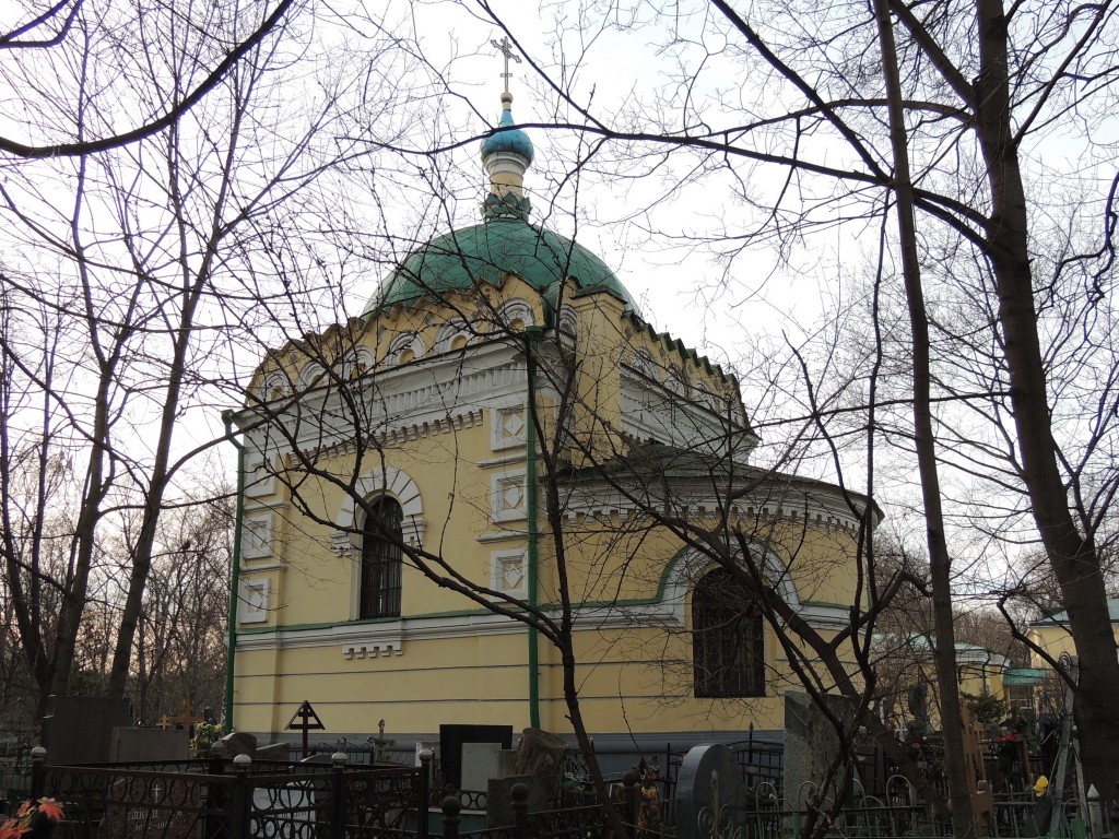Церковь Николая Чудотворца над могилой Н.И. Гребневского (на Даниловском кладбище), Донской (Южный административный округ (ЮАО), г. Москва). фасады
