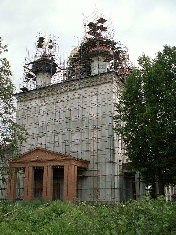 Нижний Ландех. Церковь Рождества Пресвятой Богородицы. документальные фотографии