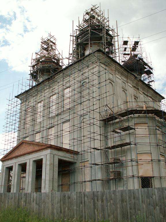 Нижний Ландех. Церковь Рождества Пресвятой Богородицы. документальные фотографии