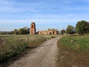 Церковь Георгия Победоносца, вид с юга<br>, Пришня, Щёкинский район, Тульская область