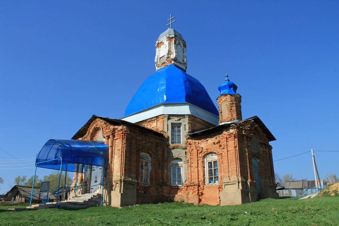 Большое Скуратово. Церковь Рождества Пресвятой Богородицы. фасады