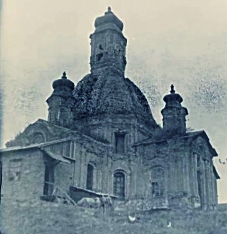 Большое Скуратово. Церковь Рождества Пресвятой Богородицы. архивная фотография, Фото 1962 г. из приходского архива