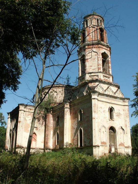 Барятино. Церковь Успения Пресвятой Богородицы. фасады