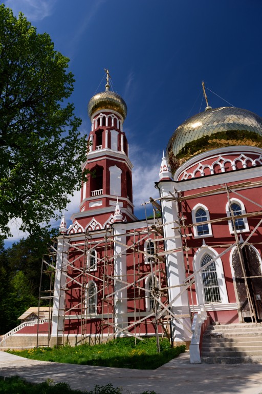 Церковь Успения Пресвятой Богородицы, Барятино (Тарусский район, Калужская область). фасады, Барятино. Церковь Успения Пресвятой Богородицы.