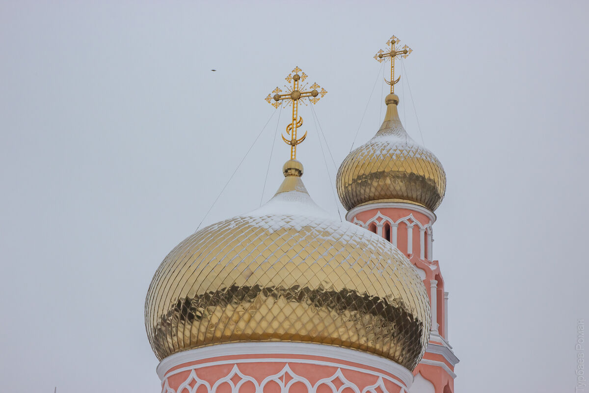 Церковь Успения Пресвятой Богородицы, Барятино (Тарусский район, Калужская область). архитектурные детали, Главы