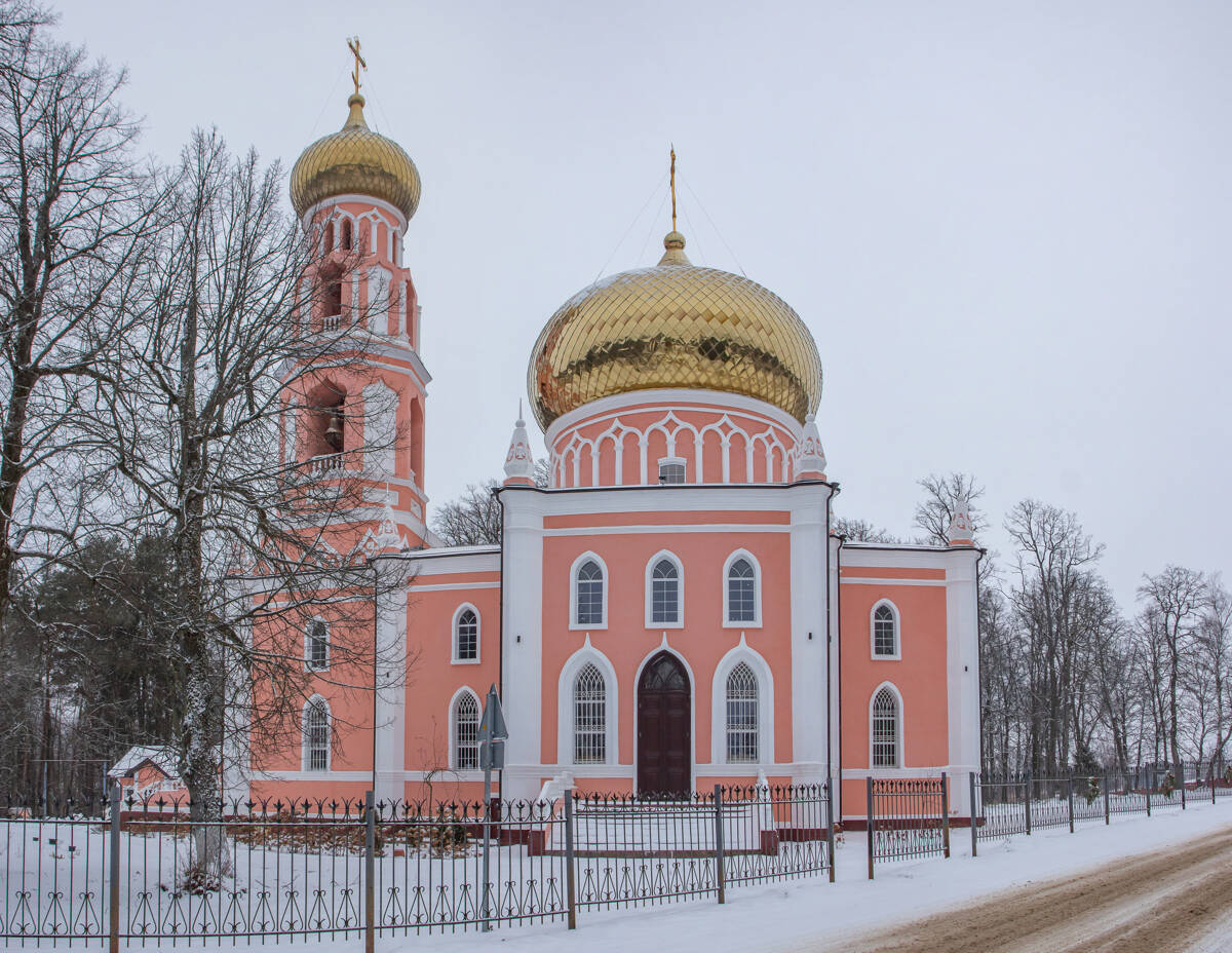 Церковь Успения Пресвятой Богородицы, Барятино (Тарусский район, Калужская область). фасады, Вид с востока