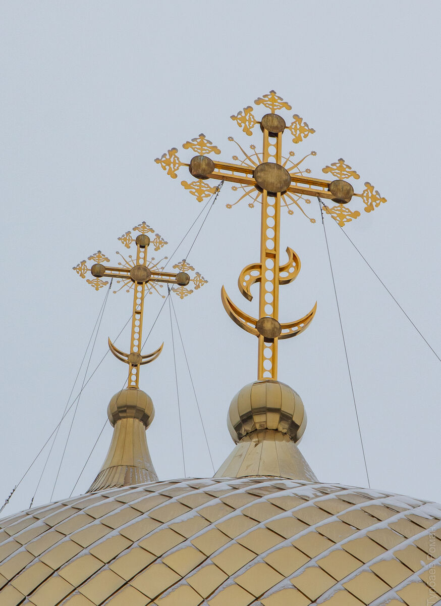 Церковь Успения Пресвятой Богородицы, Барятино (Тарусский район, Калужская область). архитектурные детали, Завершения