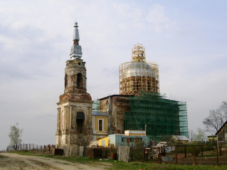 Церковь Спаса Нерукотворного Образа, Райсемёновское (Серпуховский городской округ и гг. Протвино, Пущино, Московская область). фасады, вид с юга