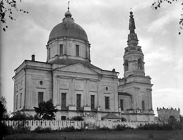 Церковь Спаса Нерукотворного Образа, Райсемёновское (Серпуховский городской округ и гг. Протвино, Пущино, Московская область). архивная фотография, Фото 1910-гг.