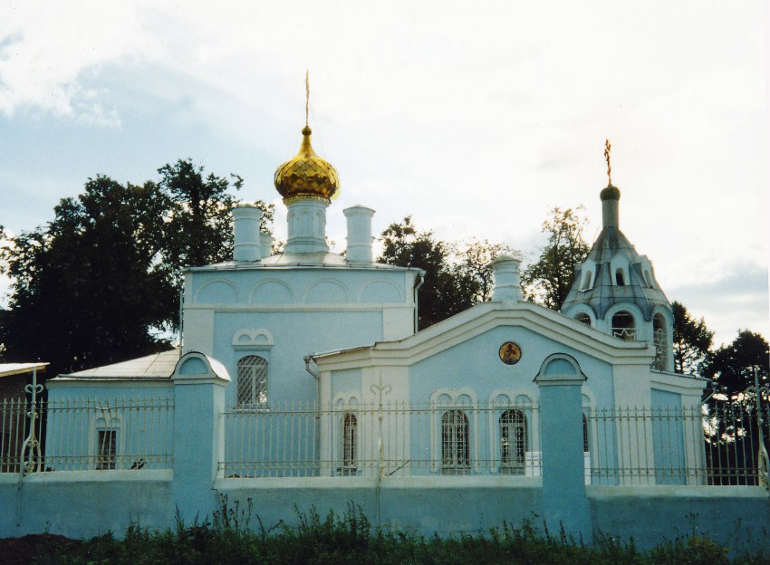 Сидоровское. Церковь Николая Чудотворца. фасады, Колокольня была другая
