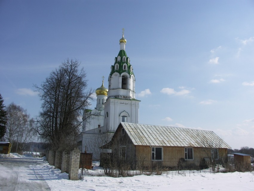 Церковь Преображения Господня, Бужарово (Истринский городской округ и ЗАТО Восход, Московская область). общий вид в ландшафте, общий вид с запада