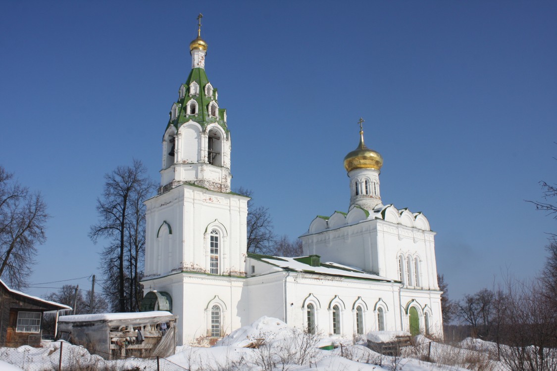 Бужарово. Церковь Спаса Преображения. фасады