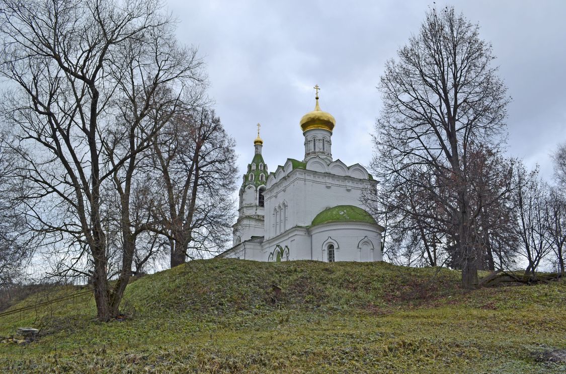 Церковь Преображения Господня, Бужарово (Истринский городской округ и ЗАТО Восход, Московская область). общий вид в ландшафте