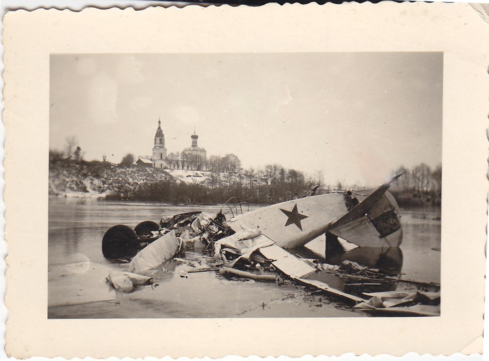 Бужарово. Церковь Спаса Преображения. архивная фотография, Фото 1941 г. с аукциона e-bay.de