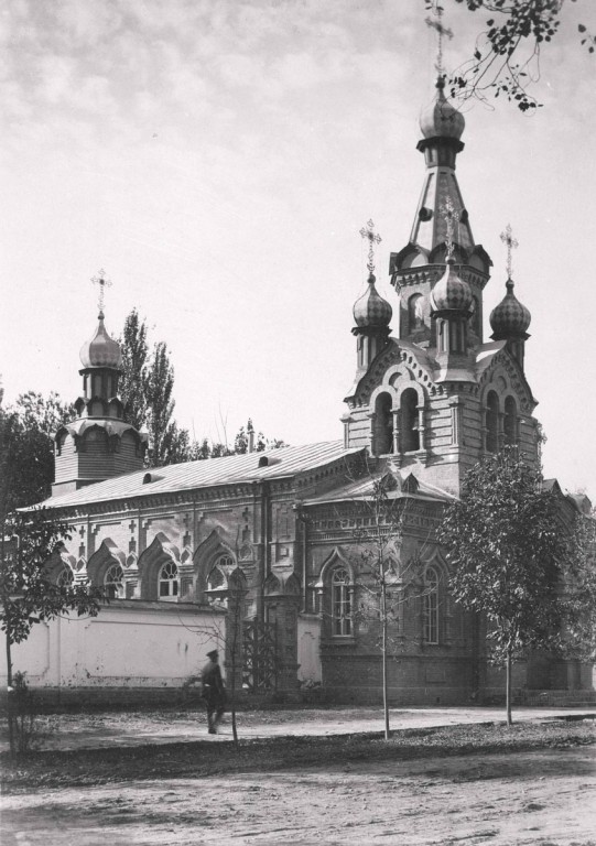 Церковь Александра Невского при бывшей учительской семинарии, Ташкент (Узбекистан, Прочие страны). архивная фотография, фото с http://mytashkent.uz/page/139/