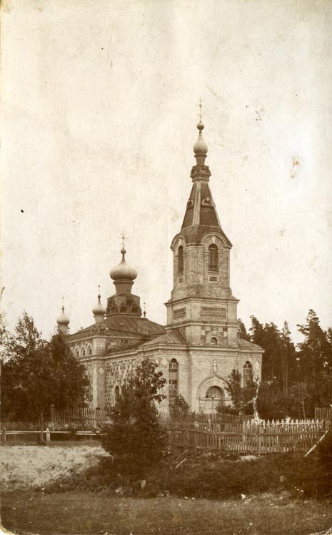 Пуски. Церковь Рождества Христова. архивная фотография, Из частной коллекции Михаила Мещанинова