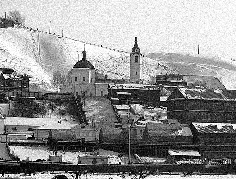 Нижегородский район. Церковь Рождества Иоанна Предтечи в Благовещенской слободе. архивная фотография, Фото с сайта http://ekskursiyann.ru