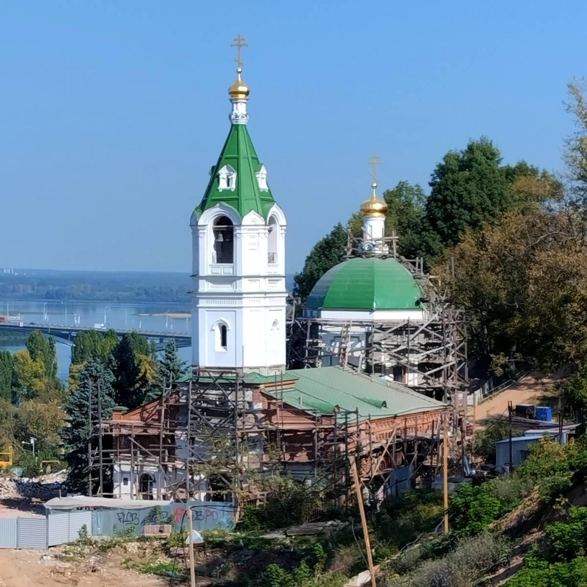 Церковь Рождества Иоанна Предтечи в Благовещенской слободе, Нижегородский район (Нижний Новгород, город, Нижегородская область). документальные фотографии