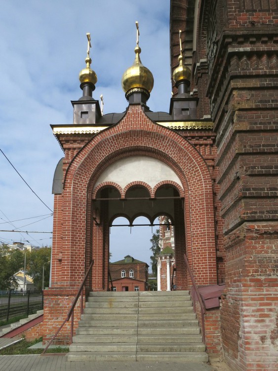 Церковь Сретения Владимирской иконы Божией Матери в Гордеевке, Канавинский район (Нижний Новгород, город, Нижегородская область). архитектурные детали, Западное крыльцо