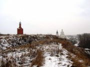 Часовня Николая Чудотворца, вид с юга, на заднем плане - Вознесенская церковь<br>, Мценск, Мценский район и г. Мценск, Орловская область