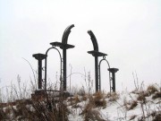 Часовня Николая Чудотворца на городище, памятный знак на месте Никольского собора<br>, Мценск, Мценский район и г. Мценск, Орловская область