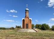 Часовня Николая Чудотворца на городище, Вид с запада<br>, Мценск, Мценский район и г. Мценск, Орловская область