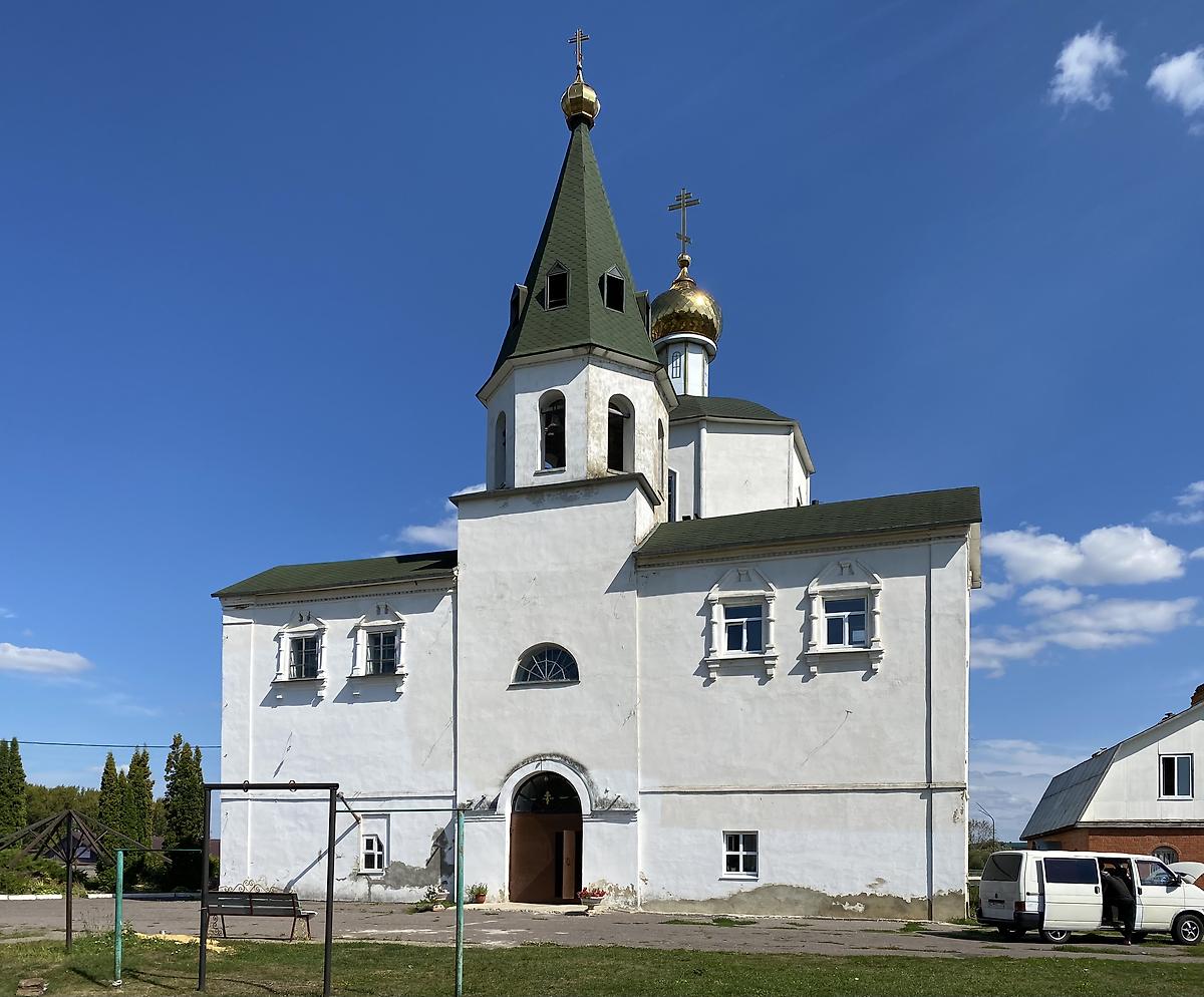 Вид с запада, фасады. Церковь Вознесения Господня, Мценск (Мценский район и г. Мценск, Орловская область)