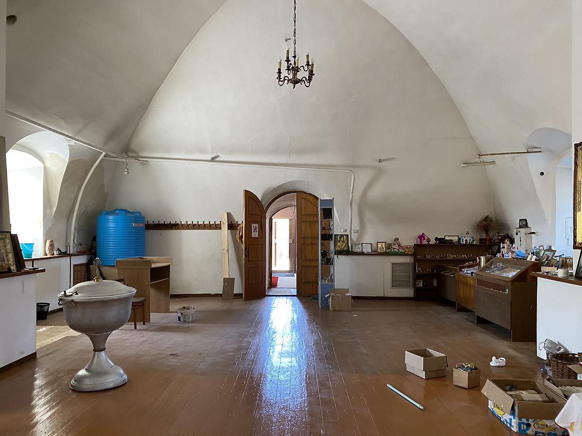 Трапезная, интерьер и убранство. Церковь Вознесения Господня, Мценск (Мценский район и г. Мценск, Орловская область)