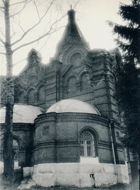 Евлево. Александро-Мариинский монастырь. Церковь Вознесения Господня (Воздвижения Креста Господня?). фасады