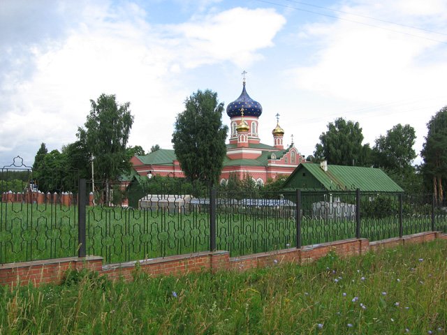 Церковь Параскевы Пятницы, Туголес (Шатурский городской округ и г. Рошаль, Московская область). общий вид в ландшафте