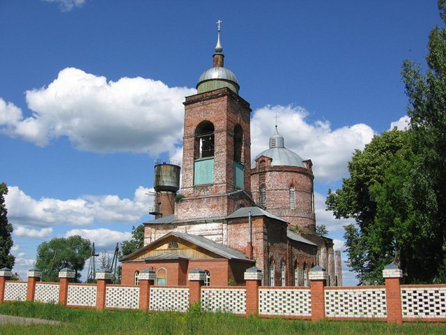 Пустоша. Церковь Покрова Пресвятой Богородицы. фасады