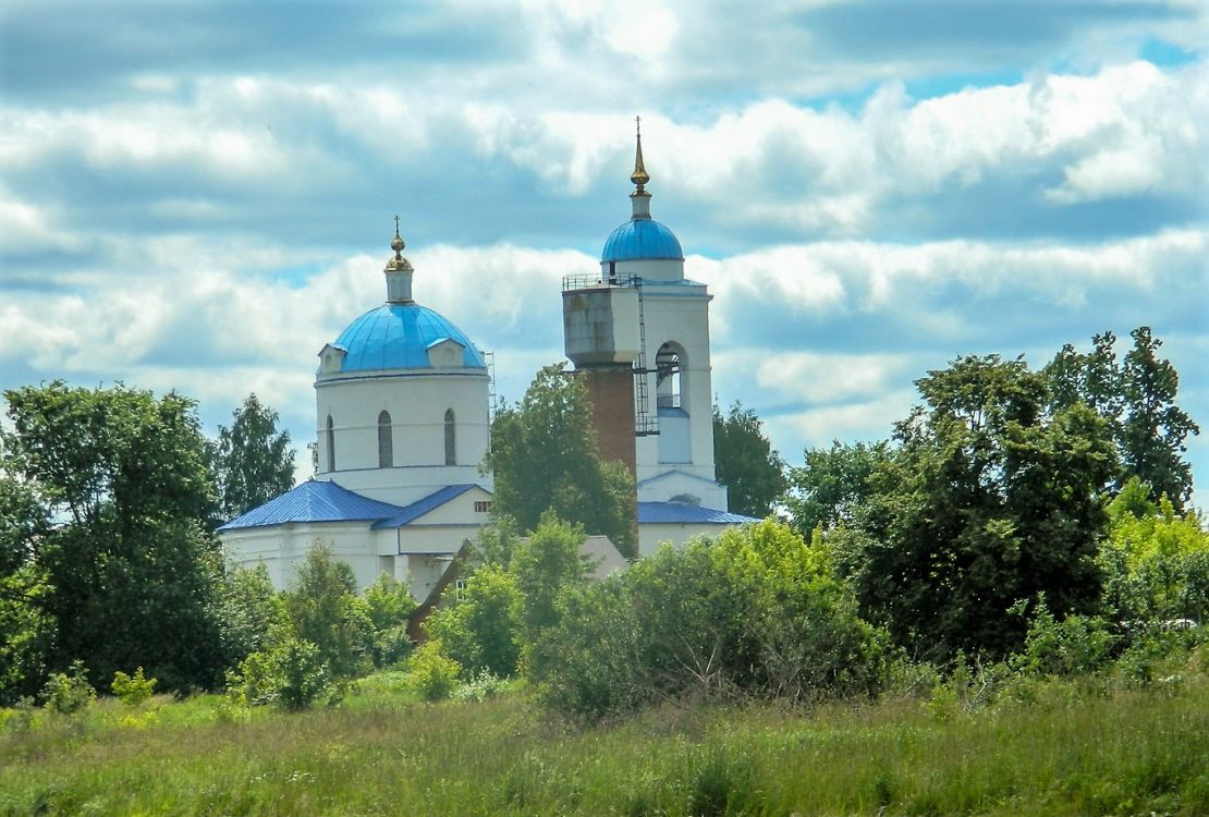 Пустоша. Церковь Покрова Пресвятой Богородицы. фасады