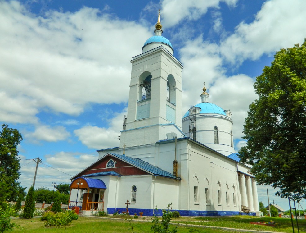 Пустоша. Церковь Покрова Пресвятой Богородицы. фасады