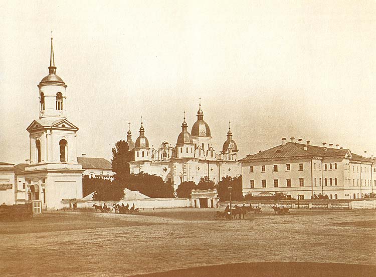 Киев. Богоявленский Братский монастырь. архивная фотография, Общий вид