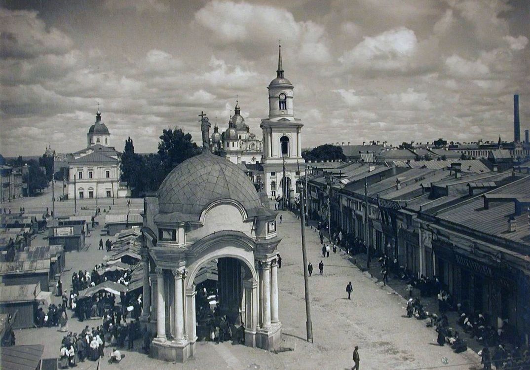 Киев. Богоявленский Братский монастырь. архивная фотография, фотоснимок с дореволюционной фотографии