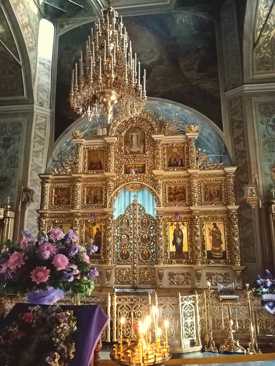 Церковь Николая Чудотворца в Звонарях, Мещанский (Центральный административный округ (ЦАО), г. Москва). интерьер и убранство, Вид на центральный иконостас