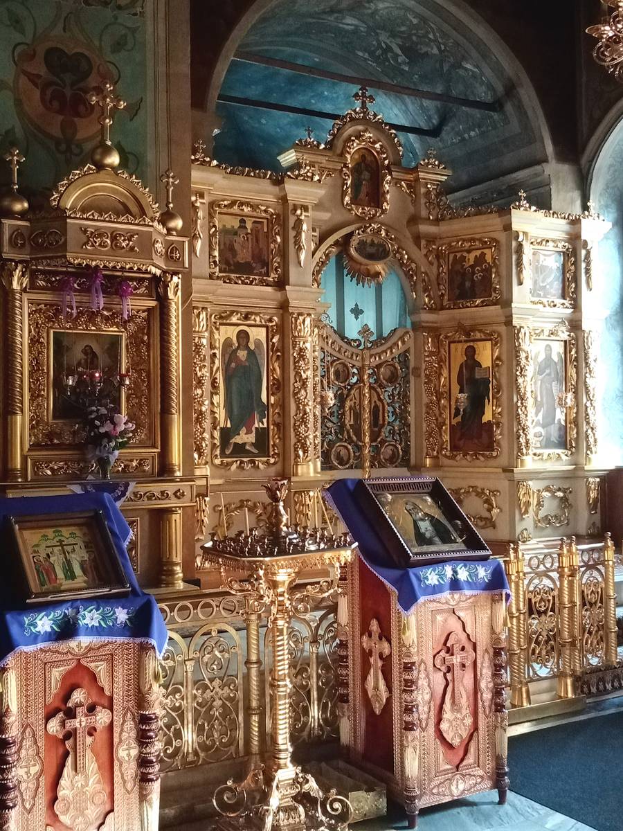 Церковь Николая Чудотворца в Звонарях, Мещанский (Центральный административный округ (ЦАО), г. Москва). интерьер и убранство, Южный придел (справа от алтаря) в честь Усекновения главы Иоанна Предтечи