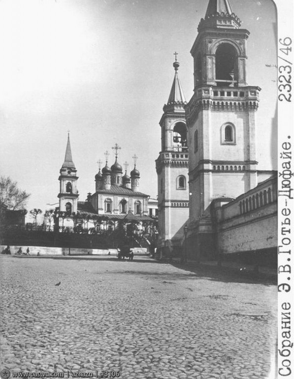 Басманный. Иоанно-Предтеченский женский монастырь. архивная фотография, Источник: Архив ЦИГИ, Фотограф: Э.В., Готье-Дюфайе. 1913 году http://oldmos.ru/old/photo/view/3106