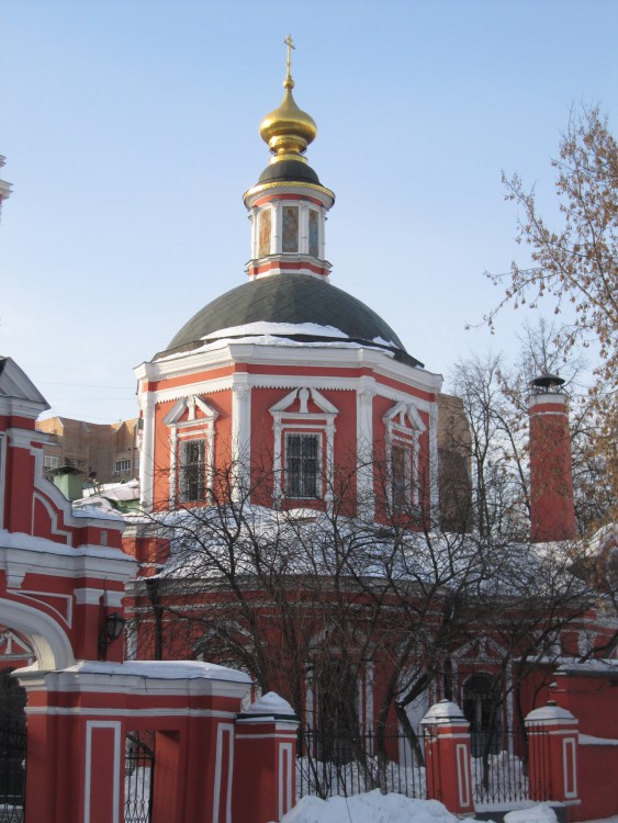 Церковь Пимена Великого (Троицы Живоначальной) в Новых Воротниках, Тверской (Центральный административный округ (ЦАО), г. Москва). архитектурные детали, Церковь Пимена Великого (Троицы Живоначальной) в Новых Воротниках.