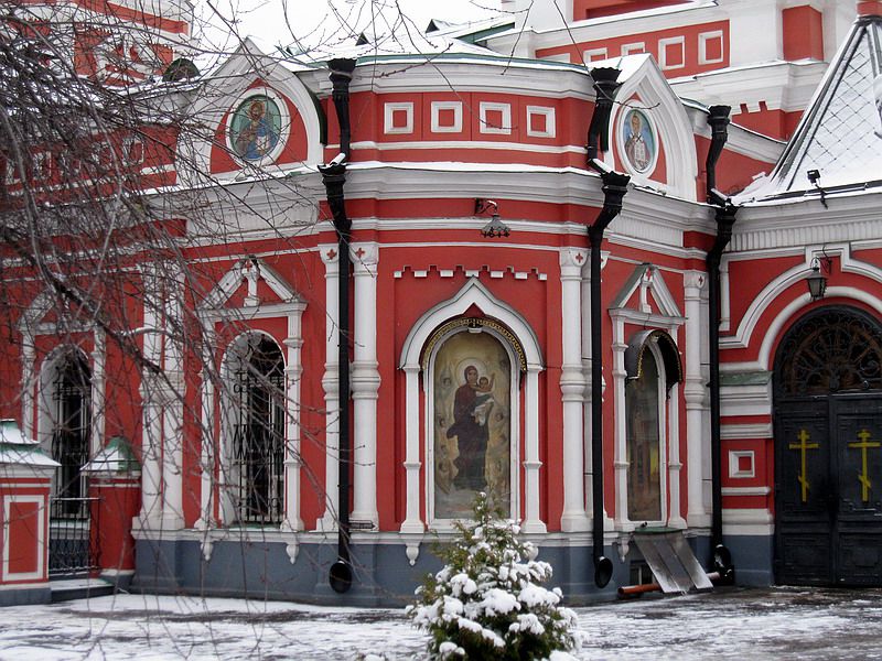 Церковь Пимена Великого (Троицы Живоначальной) в Новых Воротниках, Тверской (Центральный административный округ (ЦАО), г. Москва). архитектурные детали, Москва. Церковь Пимена Великого (Троицы Живоначальной) в Новых Воротниках.