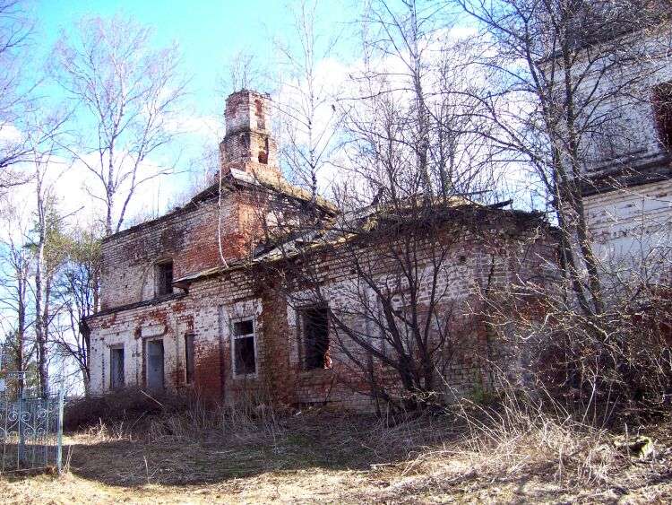 Бахарево. Церковь Казанской иконы Божией Матери. фасады