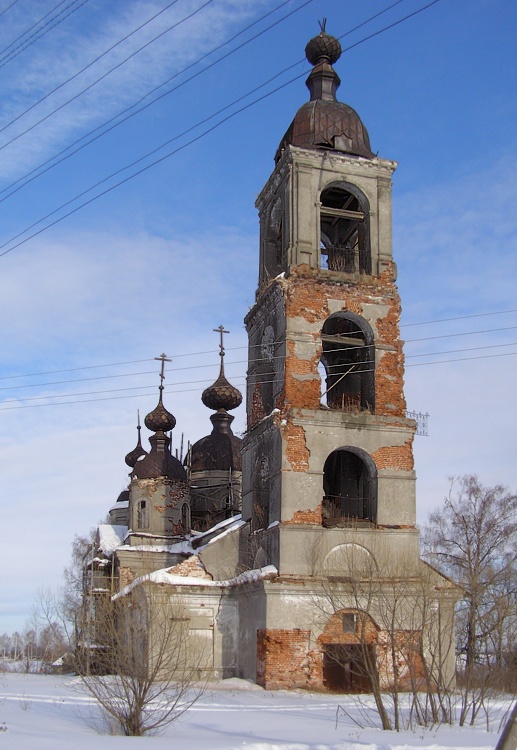 Церковь Троицы Живоначальной, Шилекша (Кинешемский район, Ивановская область). фасады, 		      