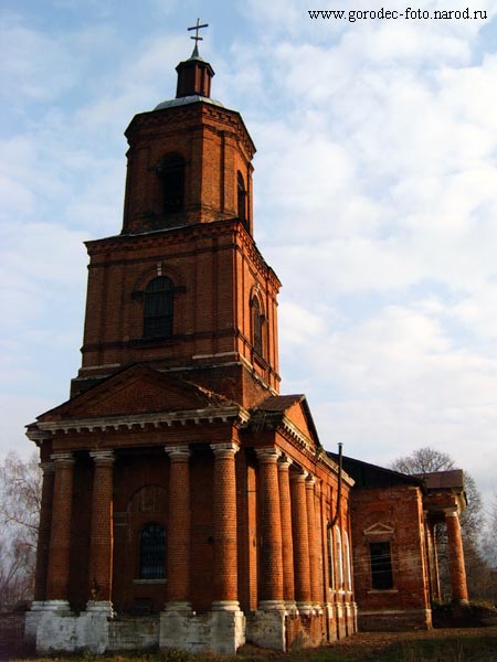 Дмитриево. Церковь Успения Пресвятой Богородицы. фасады, Подробнее на www.gorodec-foto.narod.ru